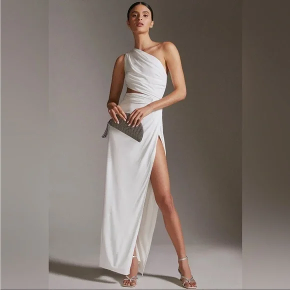 Ronny Kobo Collection | Dresses | Ronny Kobo One Shoulder Cut Out Dress  Size Medium | Poshmark